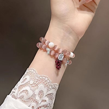 Cat's Eye Beaded remienok na hodinky Huawei 8/9, GT5/GT4, Watch4/3 Pro, Fit3