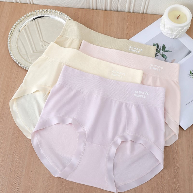 Kaili Hua Modal bezšavne ženske gaćice, visoki struk, elastični široki pojas, prozračne, nježne prema koži, podstava prepona od Mulberry Silk, antibakterijski