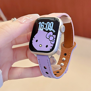 Kožni remen za Apple Watch, 22 mm, kompatibilan s Apple Watch 11, dizajn s dvostrukim pinom, magnetna kopča