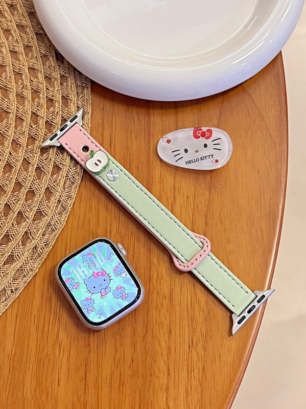 Kožni remen za Apple Watch, 22 mm, kompatibilan s Apple Watch 11, dizajn s dvostrukim pinom, magnetna kopča