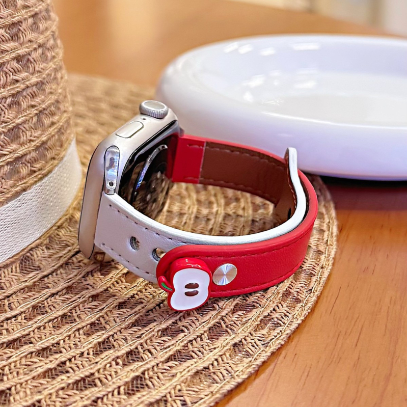 Kožni remen za Apple Watch, 22 mm, kompatibilan s Apple Watch 11, dizajn s dvostrukim pinom, magnetna kopča