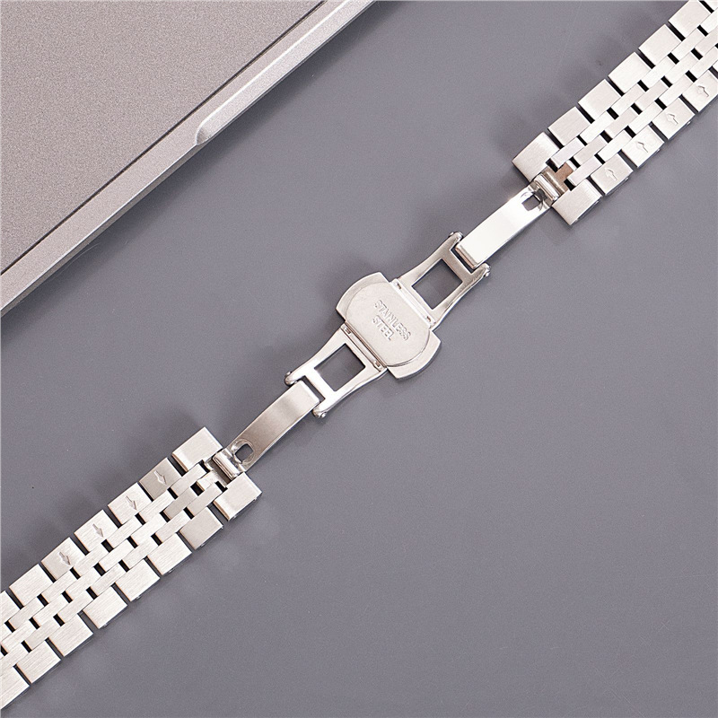 Nerezna Apple Watch narukvica za žene, 14 mm, s leptir kopčom