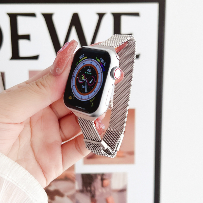 Tanki Milanesi magnetski remen za Apple Watch – kompatibilan sa serijama 1–11, Ultra 1–3 i SE 3