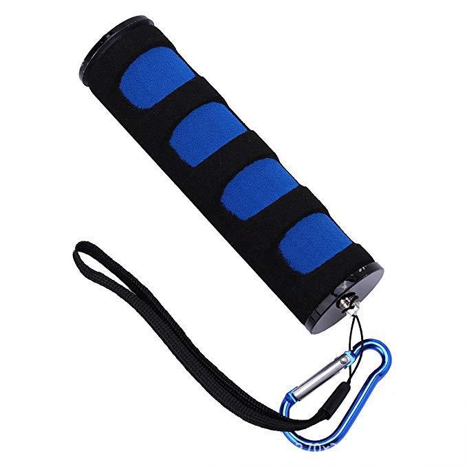 Drška stabilizatora za akcijsku kameru s LED svjetlom, gumeni spužvasti grip, duljina 13 cm