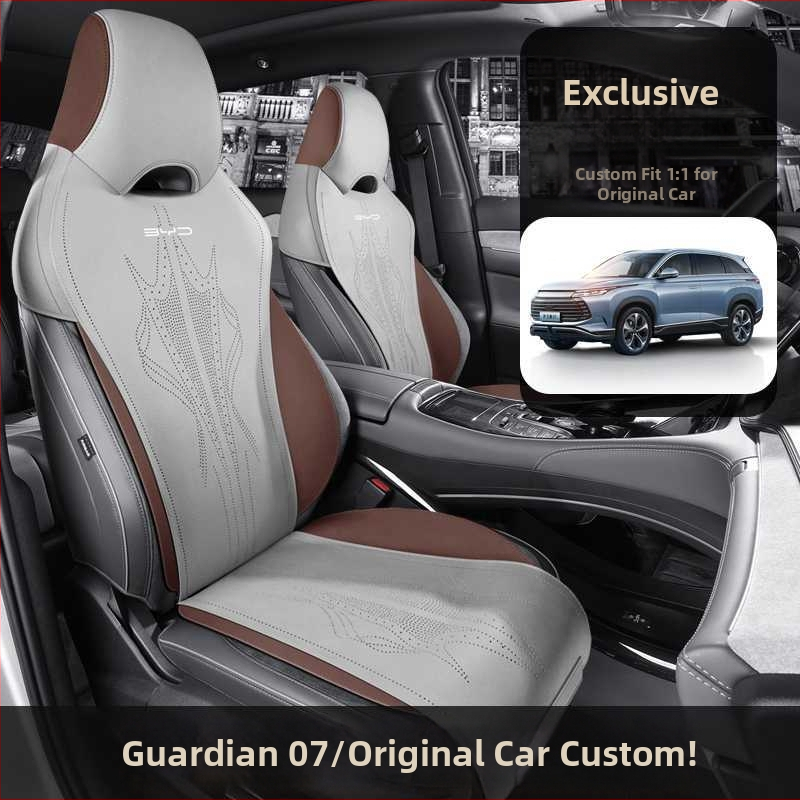 BYD Corvette 07 špeciálny set poťahu a vankúša sedadla pre auto, celoročný univerzálny, semi suede, priedušný, čiastočná ochrana, nový štýl