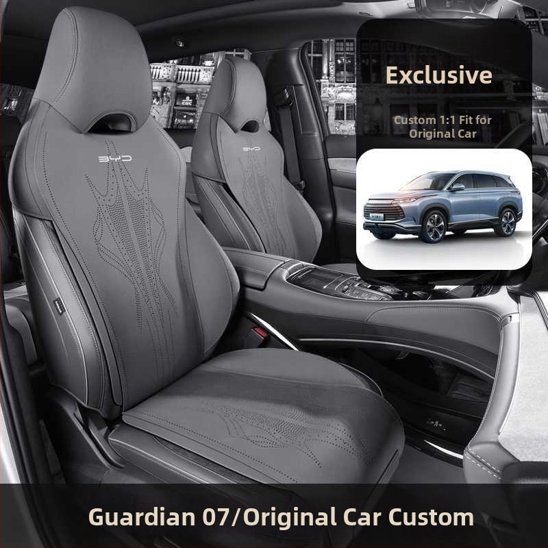 BYD Corvette 07 špeciálny set poťahu a vankúša sedadla pre auto, celoročný univerzálny, semi suede, priedušný, čiastočná ochrana, nový štýl