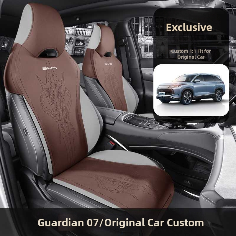 BYD Corvette 07 špeciálny set poťahu a vankúša sedadla pre auto, celoročný univerzálny, semi suede, priedušný, čiastočná ochrana, nový štýl