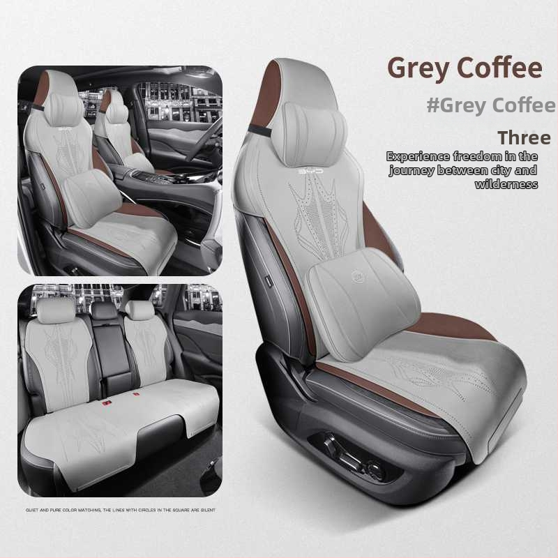 BYD Corvette 07 špeciálny set poťahu a vankúša sedadla pre auto, celoročný univerzálny, semi suede, priedušný, čiastočná ochrana, nový štýl