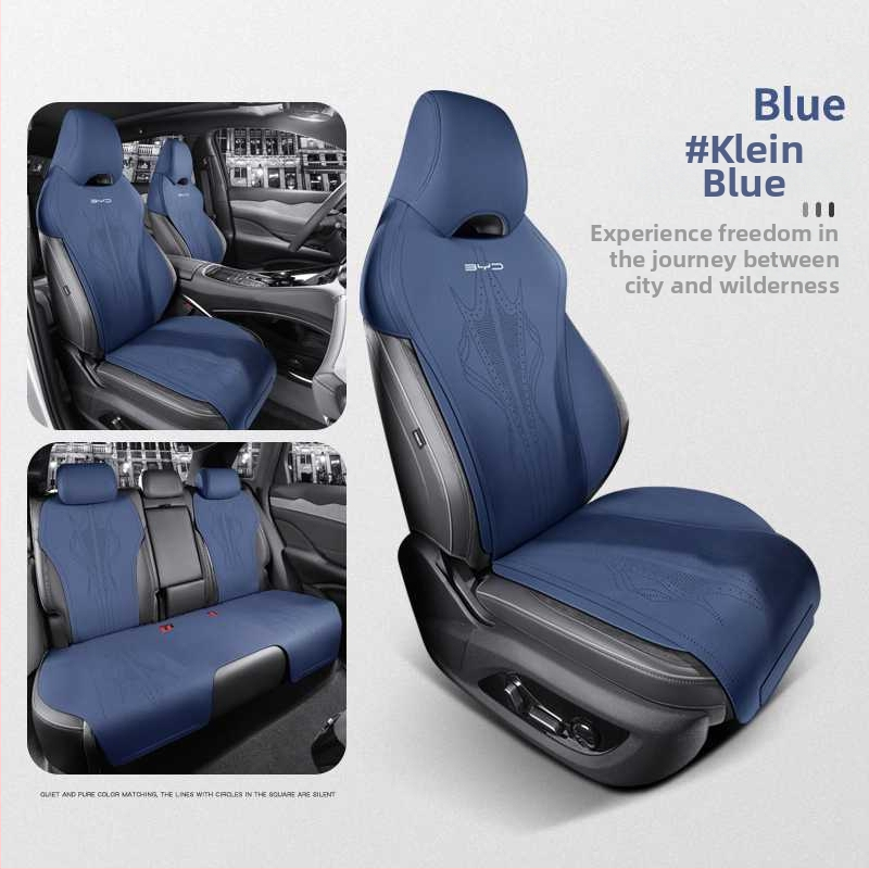 BYD Corvette 07 špeciálny set poťahu a vankúša sedadla pre auto, celoročný univerzálny, semi suede, priedušný, čiastočná ochrana, nový štýl