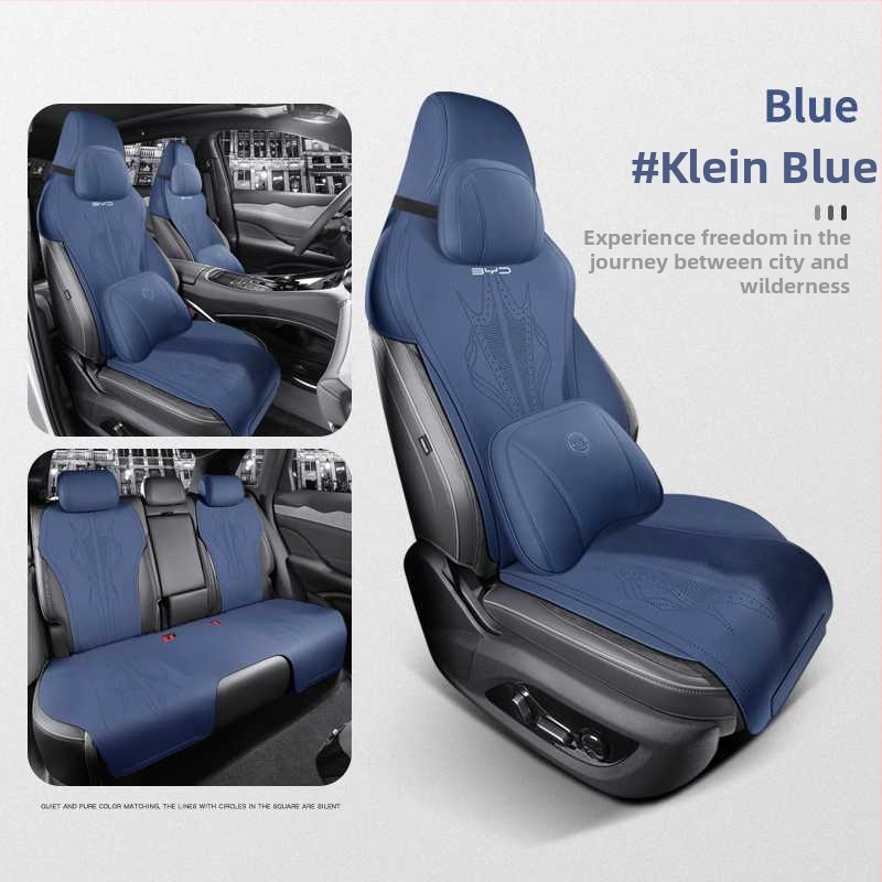 BYD Corvette 07 špeciálny set poťahu a vankúša sedadla pre auto, celoročný univerzálny, semi suede, priedušný, čiastočná ochrana, nový štýl