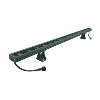Vonkajšie LED svetlo typu wall washer, vodotesné, 24V/220V, biela, teplá biela a farebné LED diódy, s bariérou a skrytou kabelážou, dvojžilové nočné scénické osvetlenie