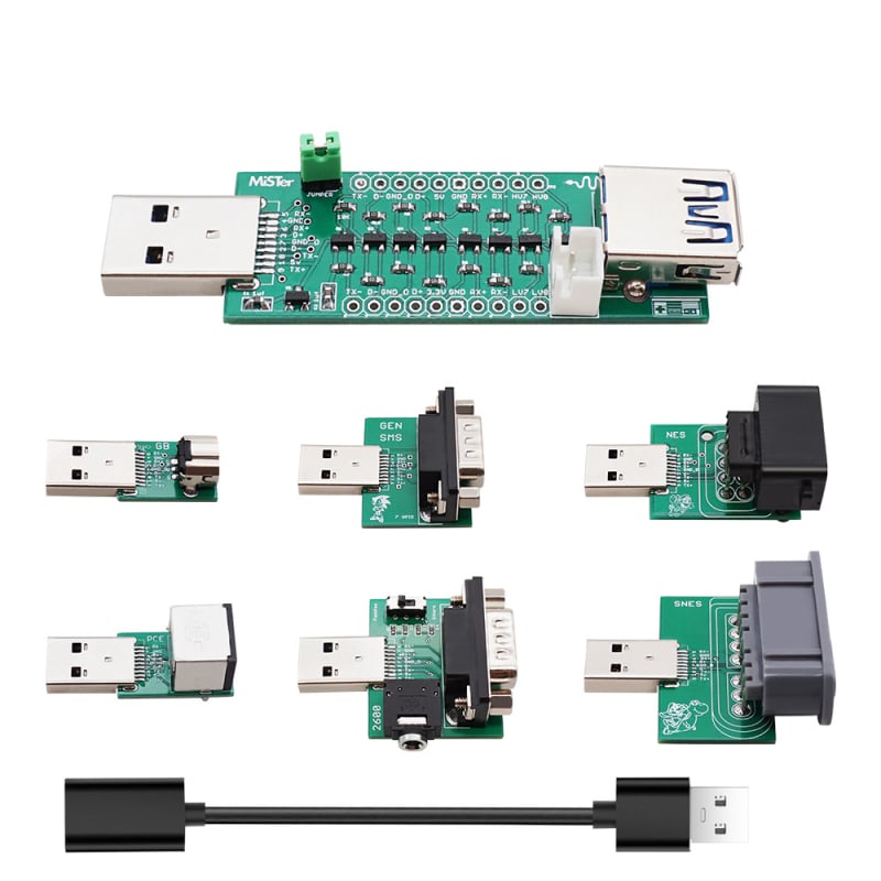 DE10-Nano Mister IO външен USB 3.0 геймпад конвертор SNAC адаптер за Terasic DE10-Nano Mister FPGA