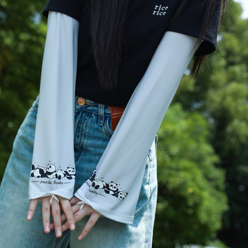 Инст Стил Лятно Ice Sleeve за Жени – Дишаща Защита от Слънцето, Нейлон Ice Silk Ръкав за Дейности на Открито (Колоездене, Риболов, Шофиране)