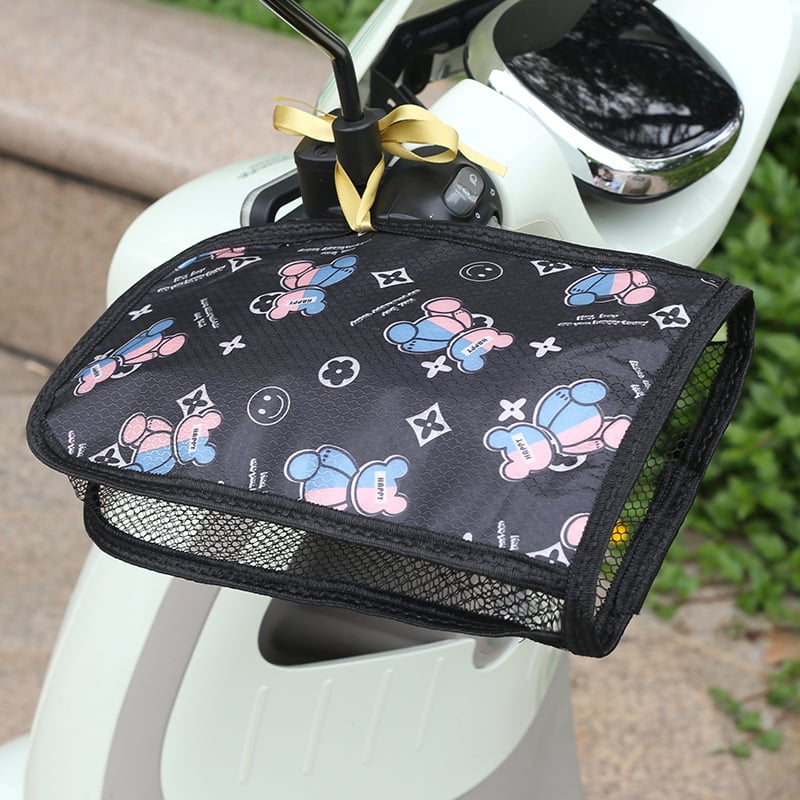 Ljetne rukavice za električna vozila: zaštita od sunca za motocikle, navlaka za upravljač, prozračne, vodootporne, 3D dizajn crtića za vožnju