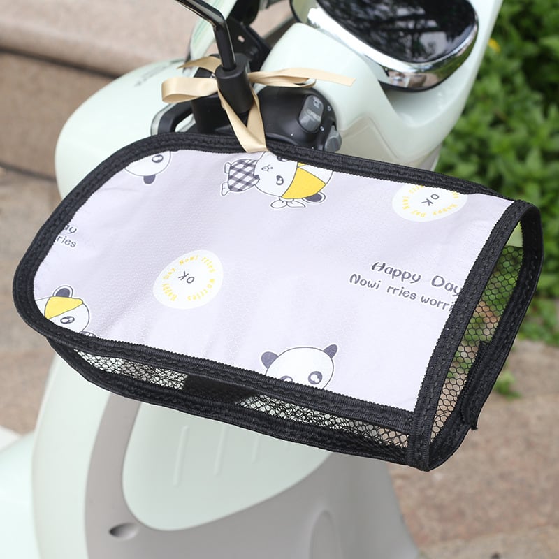 Ljetne rukavice za električna vozila: zaštita od sunca za motocikle, navlaka za upravljač, prozračne, vodootporne, 3D dizajn crtića za vožnju