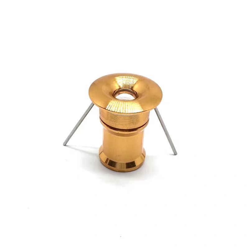 Μίνι LED προβολέας, 12V/220V, 1W, οπή διαμέτρου 15 mm, εγκοπή 1,5 cm, εφέ αστρικού ουρανού