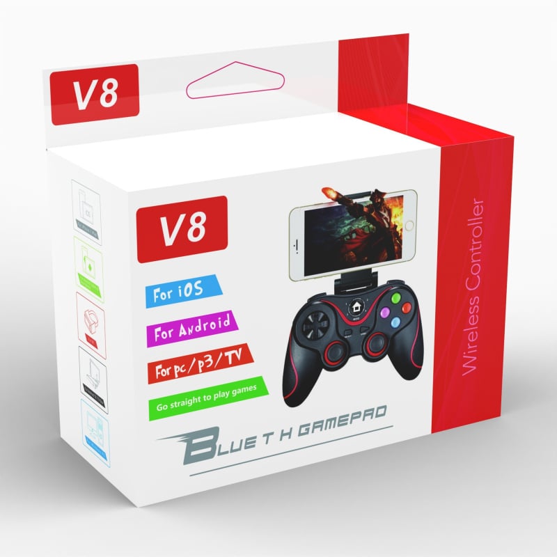 Ασύρματο χειριστήριο παιχνιδιών V8 V13 X3 T3 για iOS, Android και Nintendo Switch
