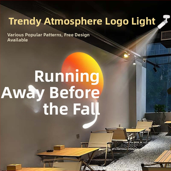 Projekčná lampa pre reklamné logo na výklady a vonkajšie osvetlenie
