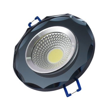 2026 Κρύσταλλο LED ενσωματωμένο downlight 3W προβολέας οροφής, λάμπα σαλονιού με αλλαγή χρώματος, 6/7.5/8 cm