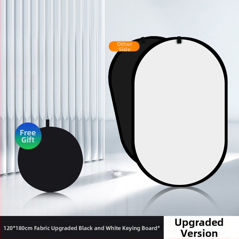 Dvojstranný skladací pozadie panel so zelenou látkou pre portrétovú fotografiu a videá; jedna strana zelená, druhá modrá; rozmery 50 cm, rozšírenie 100×150 cm; materiál: polyester-bavlna.