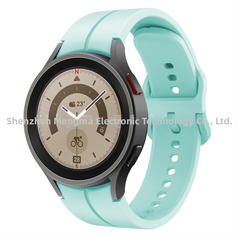 Ryhovaný silikónový náramok pre Samsung Galaxy Watch 765Pro a Watch4, 20 mm