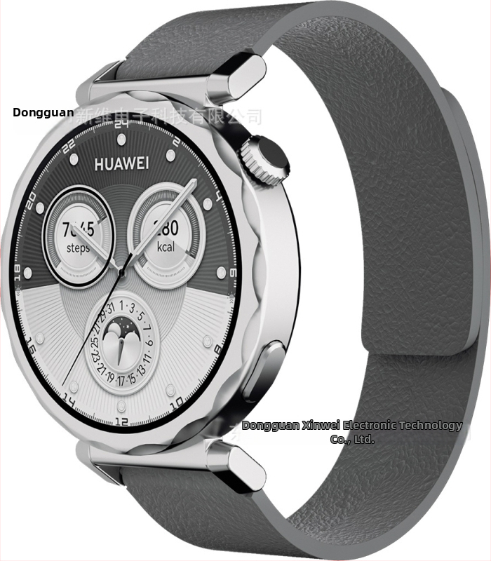 Remienok pre Huawei GT5 hodinky, 18 mm, magnetický silikónový remienok na výmenu, unisex