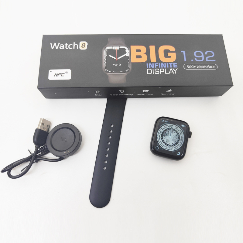 M9 Pro Max ceas inteligent cu monitorizare ritm cardiac, ECG, tensiune arterială și saturație de oxigen pentru sănătate și fitness