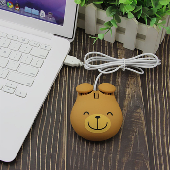 Miš oblika medvjeda, žični USB miš s 1200 DPI i tri gumba