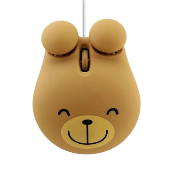 Miš oblika medvjeda, žični USB miš s 1200 DPI i tri gumba