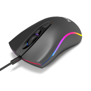 BAJEAL D1 ενσύρματο ποντίκι 4D για gaming, 1600 DPI, USB, 4 κουμπιά, εργονομικό για PC και φορητός υπολογιστής