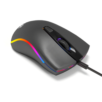 BAJEAL D1 ενσύρματο ποντίκι 4D για gaming, 1600 DPI, USB, 4 κουμπιά, εργονομικό για PC και φορητός υπολογιστής