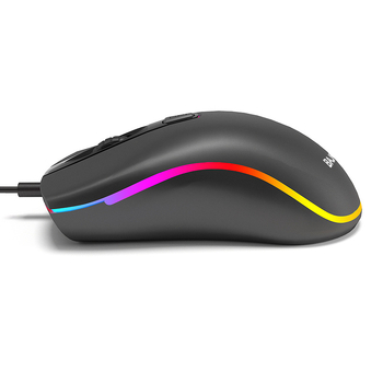 BAJEAL D1 ενσύρματο ποντίκι 4D για gaming, 1600 DPI, USB, 4 κουμπιά, εργονομικό για PC και φορητός υπολογιστής