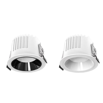 Έξυπνο ενσωματωμένο LED downlight με βαθύ κύπελλο και αντι-ανάκλαση, φωνητικό έλεγχο και απεριόριστο ρυθμό φωτισμού για σαλόνι