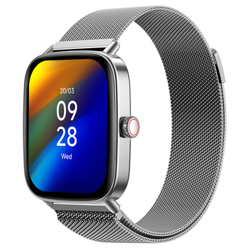 IDW28 Smartwatch cu apeluri Bluetooth, monitorizare somn, asistent vocal, pedometru, cameră, brățară pentru bărbați