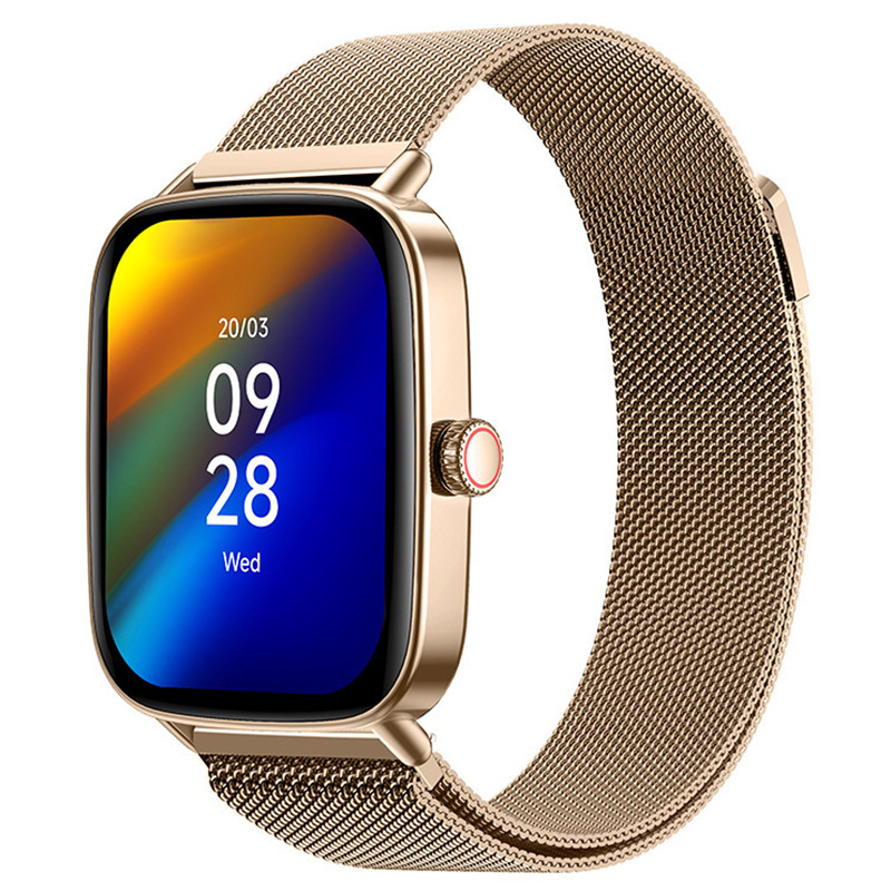 IDW28 Smartwatch cu apeluri Bluetooth, monitorizare somn, asistent vocal, pedometru, cameră, brățară pentru bărbați