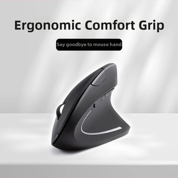 Nová piata generácia vertikálnej bezdrôtovej ergonomickej myši pre pravú ruku, bočné uchopenie, 2.4 GHz