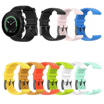 24 mm silikonski prozračni remen za sat Suunto 97D5 Spartan Sport / Wrist HR