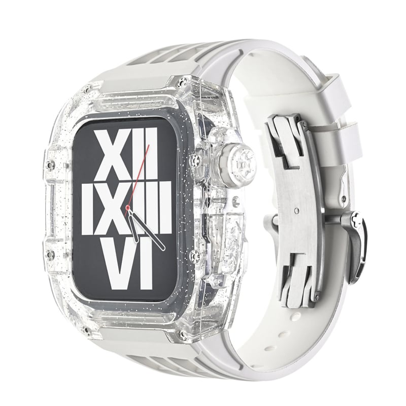 Ενιαία θήκη Apple Watch με gradient ουράνιου τόξου χρώματος, 44/45 mm