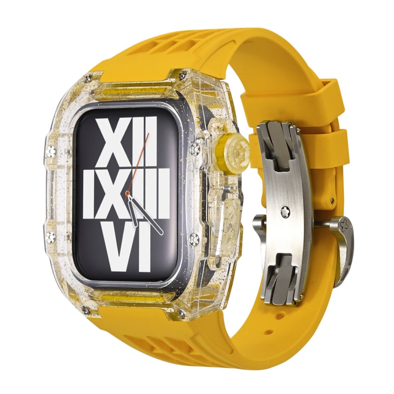 Ενιαία θήκη Apple Watch με gradient ουράνιου τόξου χρώματος, 44/45 mm