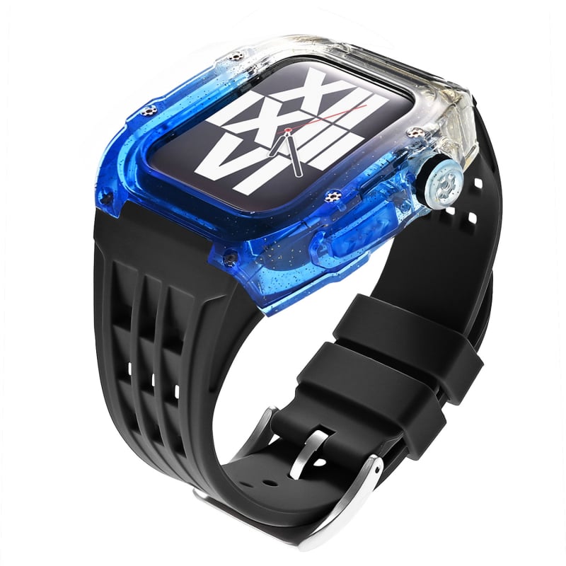 Ενιαία θήκη Apple Watch με gradient ουράνιου τόξου χρώματος, 44/45 mm