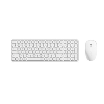 Rapoo 9300S σετ ασύρματο/Bluetooth πληκτρολόγιο και ποντίκι, 99 πλήκτρα, πολλαπλών συνδέσεων, Ultra-λεπτό, συμπαγές και φορητό