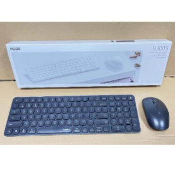 Rapoo 9300S σετ ασύρματο/Bluetooth πληκτρολόγιο και ποντίκι, 99 πλήκτρα, πολλαπλών συνδέσεων, Ultra-λεπτό, συμπαγές και φορητό