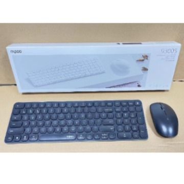 Rapoo 9300S σετ ασύρματο/Bluetooth πληκτρολόγιο και ποντίκι, 99 πλήκτρα, πολλαπλών συνδέσεων, Ultra-λεπτό, συμπαγές και φορητό