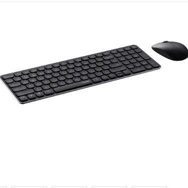 Rapoo 9300S σετ ασύρματο/Bluetooth πληκτρολόγιο και ποντίκι, 99 πλήκτρα, πολλαπλών συνδέσεων, Ultra-λεπτό, συμπαγές και φορητό