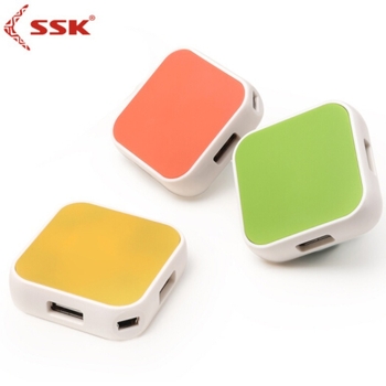 Biao Wang 030 USB 2.0 4-portový USB hub s káblom 1,2 m pre notebook