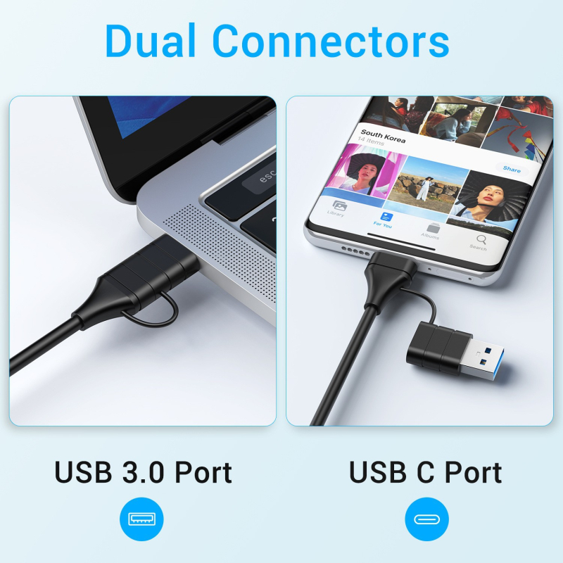USB-C dokovacia stanica s bezdrôtovým nabíjaním 15W, 10-v-1 multi-funkčný HUB