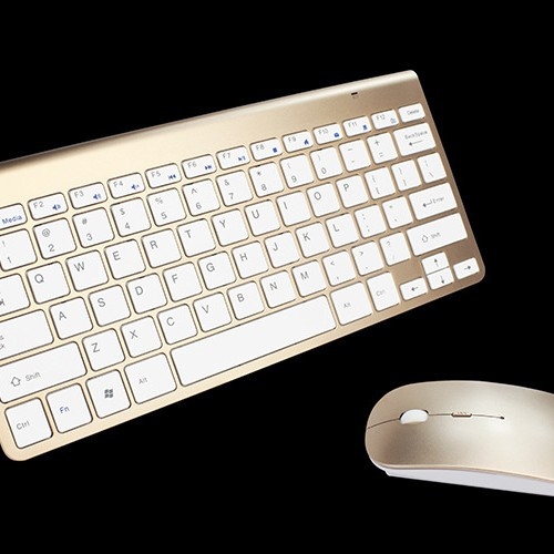 Set tastatură și mouse wireless 2.4G, design ergonomic cu comutator tip foarfă, compact