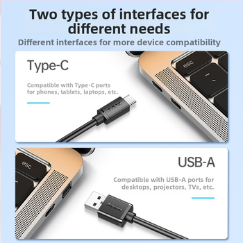 USB 3.0 štvorportový hub s dlhým dizajnom, USB rozšírovací dok 5 Gbps