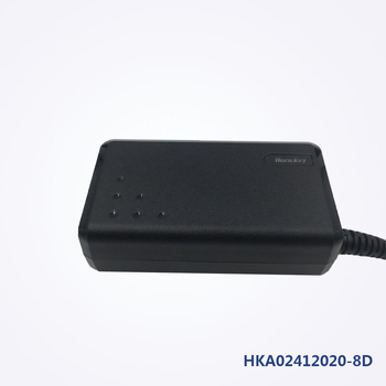 Hangjia 24W 12V 2A adaptor de alimentare HKA02412020-078, conector DC drept 55×2,5 mm, cablu de alimentare inclus