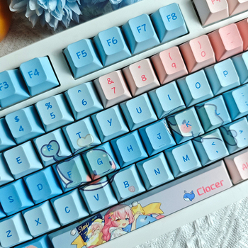 PBT keycaps za mehaničke tipkovnice, tema Little Bird Starry Sky, originalni profil visine, sublimacijsko tiskanje, kompatibilno s Maicong tipkovnicom.